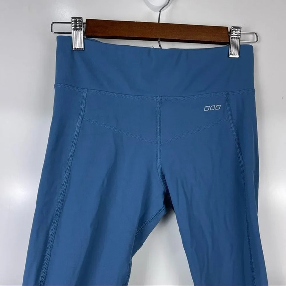Lorna Jane Blue High Waist Cropped Core Compression 3/4 Capri Leggings Women's - Picture 4 of 8